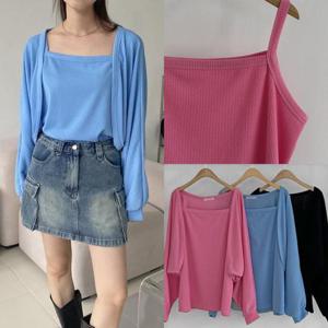 [강물처럼]위쉬몰 RD 로즈골지볼레로투피스(Q839H403) 빅사이즈