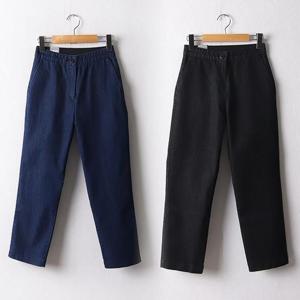 [강물처럼]위쉬몰 LO 뒤트임일자면팬츠849(I200H403) 빅사이즈 (