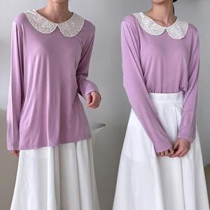 [강물처럼]위쉬몰 IR 꽃레이스배색카라티(P030H403) 빅사이즈 (1