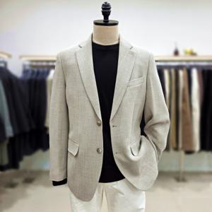 [레노마 옴므]23SS 오버핏 국내제작 엉클 자켓 RPAMBJ03A 베이지