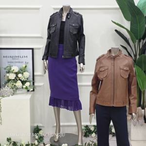 [미니멈]MD 투웨이넥 리얼 양가죽 자켓  MD MM1AKLJ2800_CJ_CJ