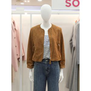 [숲]숏 스웨이드 자켓(OC2LET1)_DG