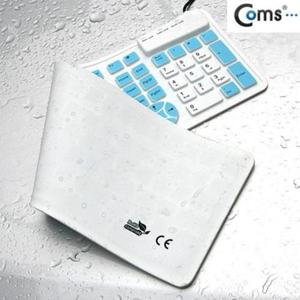 WHITE 키보드 실리콘 롤 USB타입 투톤 유선