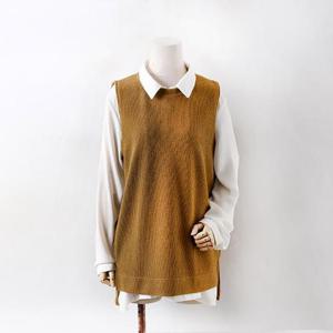 [강물처럼]아이우먼 베이직무지코디조끼 WWw113M404 빅사이즈 (1