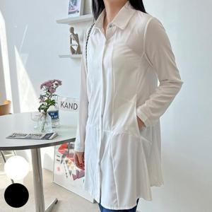 [강물처럼]빅사이즈사랑해요 R022L404 베이직오버에이롱셔츠 DK