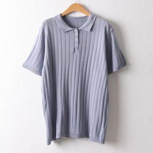 [강물처럼]아이우먼 스탠다드골지반팔티 EBD368M404 빅사이즈 (1