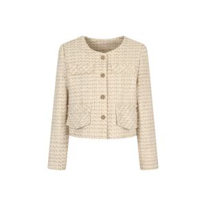 [제이제이 지고트]클래식 라운드 트위드 자켓 GP4N0JK471