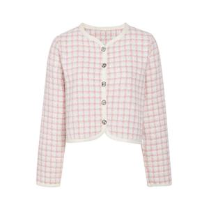 [제이제이 지고트]체크 트위드 홑겹 자켓 GP4N1CD481