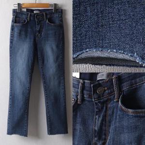 [강물처럼]위쉬몰 LO 컷팅9부일자청데님824(B957H404) 빅사이즈