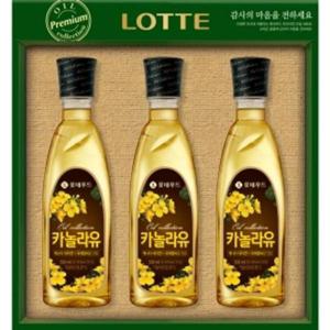 식용유선물세트 롯데푸드오일컬렉션카놀라유1호식용유선물세트
