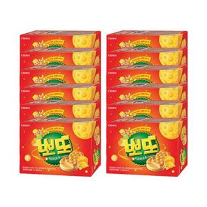 인기과자 크라운 뽀또 치즈타르트 간식 161g 12개 1Box