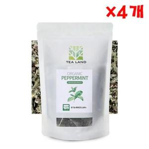 민트티 유기농 페퍼민트 20티백 X 민트차 대용량 박하차 4개