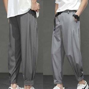 [의류] 남성 외출복 봄 바지 세미 배기 팬츠 캐주얼 9부 슬랙스