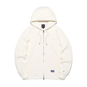 리후드집업 VQA LE2601HZ11IV 와플 후드 집업 아이보리