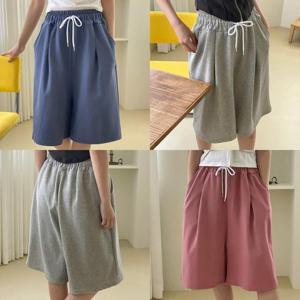 [강물처럼]데일리반바지 U984L507 헤비쭈리벌룬핏반팬츠 NO (391