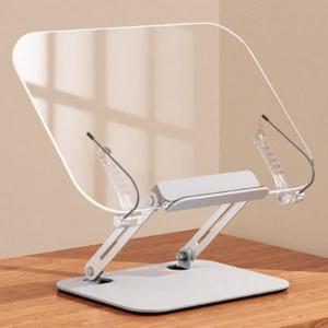 [문구/오피스] 노트북 거치대 겸용 투명 알루미늄 독서대 SVNT-104