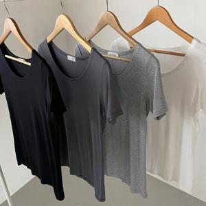 [강물처럼]빅사이즈스판티 U530L507 실크터치라운드티셔츠 RA (3