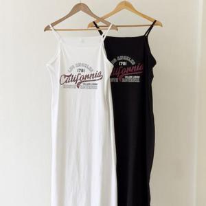 [강물처럼]빅사이즈나염원피스 U955L507 핫걸빈티지끈나시원피스