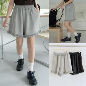 [강물처럼]위쉬몰 GO 이지곱프릴숏밴딩반바지(V010H507) 빅사이