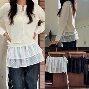 [강물처럼]위쉬몰 YP 벨리도트레이어드스커트(T706H507) 빅사이