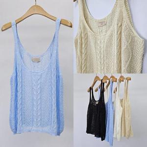 [강물처럼]위쉬몰 RM 엠보꽈베기니트베스트(S309H508) 빅사이즈