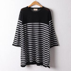 [강물처럼]아이우먼 여름단가라니트긴팔 RMD425M507 빅사이즈 (3