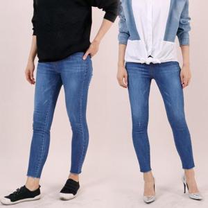 [강물처럼]아이우먼 커팅스키니워싱팬츠 LO4365M507 빅사이즈 (3