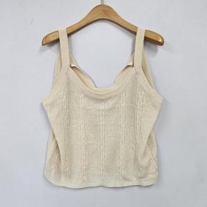 [강물처럼]아이우먼 플로우리본끈나시니트 RMS307M507 빅사이즈