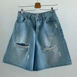 [강물처럼]빅사이즈청반바지 U959L507 마이부숏버뮤다팬츠 LO (3