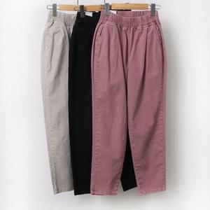 [강물처럼]빅사이즈밴드바지 9403L508 워싱카치오스판배기 LO (4