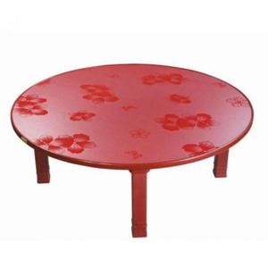 [데코] 단청공예 다인 철다리 81 하이그로시 원형 다용도상