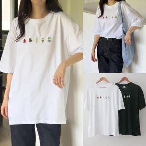 [강물처럼]위쉬몰 GO 수박바자수오버티셔츠(U833H508) 빅사이즈