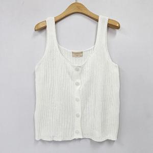 [강물처럼]아이우먼 포레스트오픈니트조끼 RMS308M508 빅사이즈