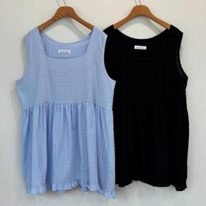 [강물처럼]빅사이즈프릴원피스 V037L508 폼폼잔셔링나시원피스 Y