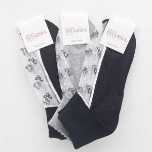 수면바지 여자 레이스 시스루양말(단목) 1켤레