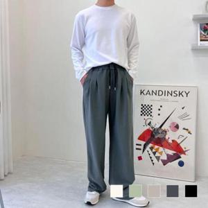 [의류] 남성 슬림 9부 스판 남성바지 5부 밴딩반바지 선물