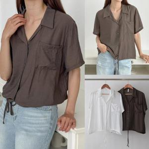 [강물처럼]위쉬몰 GO 크림빅포켓스트링남방(U773H508) 빅사이즈