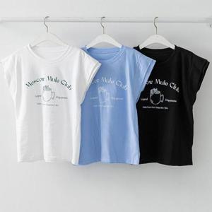 [강물처럼]빅사이즈반팔티 V062L508 모스크바겹소매티셔츠 YY (4