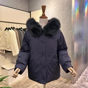 [ab.f.z]AOA1FFD21_언발 폭스퍼 구스 패딩 점퍼