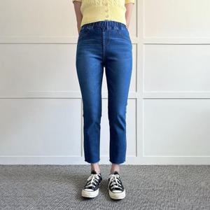 [강물처럼]아이우먼 스판슬림일자데님팬츠 LOP590M507 빅사이즈