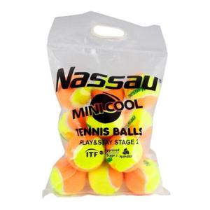 [생활] 낫소 테니스공 쿨볼 ITF공인구 오렌지 12개입 T-1105