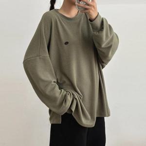 [강물처럼]아이우먼 심플한 트임골지티셔츠 GBV140M508 빅사이즈