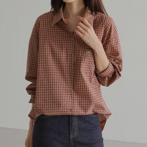 [강물처럼]아이우먼 어도러블레터링카라남방 WBV144M508 빅사이