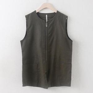 [강물처럼]아이우먼 집업포켓조끼 MN0336M508 빅사이즈 (4094667