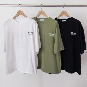 [강물처럼]빅사이즈반팔티 U247L508 스포티레터링프린팅티 NM (4