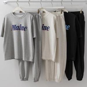 [강물처럼]빅사이즈반팔투피스 V087L508 엠라운드트레이닝세트 Y