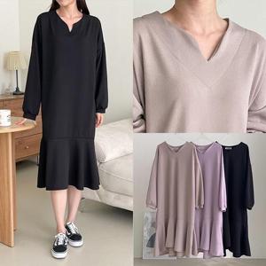 [강물처럼]위쉬몰 NO 러블리밑가시긴팔원피스(S614H508) 빅사이