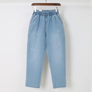 [강물처럼]아이우먼 빈티지데님배기팬츠 LOP188M508 빅사이즈 (4