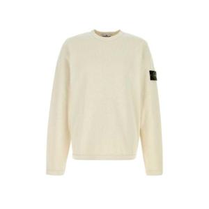 스톤아일랜드 와펜 코튼 맨투맨 아이보리 남성 L1S15 6100011 S0297 V0093