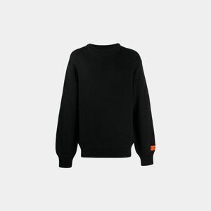 헤론프레스톤 남성 백 프린팅 크루넥 블랙 맨투맨 HMHE006F20KNI002 1001